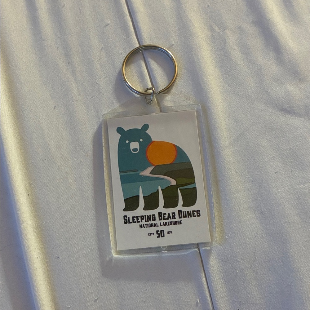 Sleeping Bear Dunes Keychain